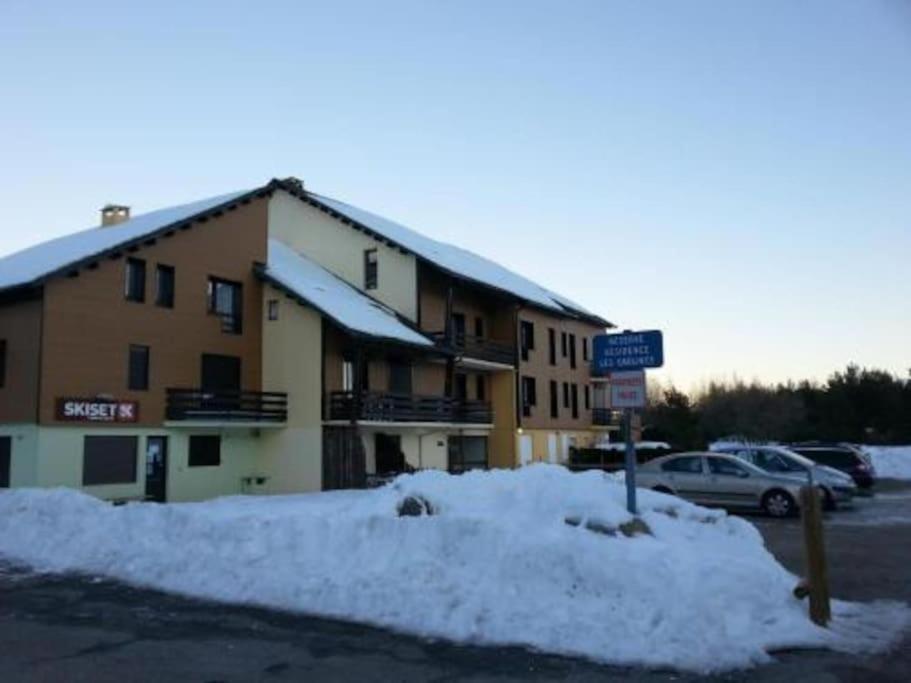 Apt confortable au pied des pistes et de la forêt Bolquere Pyrenees 2000 Exterior foto
